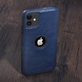 thumbnail image 1 of Funda de cuero con costuras para iPhone, carcasa de negocios de lujo para modelos 14Pro max, 13, 12 Pro, 11Pro Max, 12 Pro Max, XR, X, 13Pro, 1 of 4