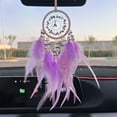 thumbnail image 4 of Hxlamzoo Clearance Item! Crystal Stone Car Pendant Exquisite Car Interior Feather Catcher Wind Chime Rearview Mirror Car, 4 of 6