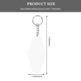 thumbnail image 2 of HAMPPLIES 30Sets Keychains with Tag for Classification Acrylic for Hotel Use, 2 of 8