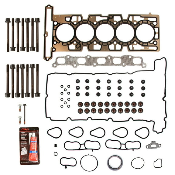 Evergreen HSHB8-10435T Head Gasket Set Head Bolts Fit 04-06 Chevrolet Colorado Hummer H3 GMC Canyon 3.5 6