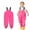 Hot Pink, variant on TMOYZQ Toddlers Waterproof Rain Bib Pants Boys Girls Rain Pants Kids Cute Rain Overalls Trousers Lightweight Mud Pants Rainwear