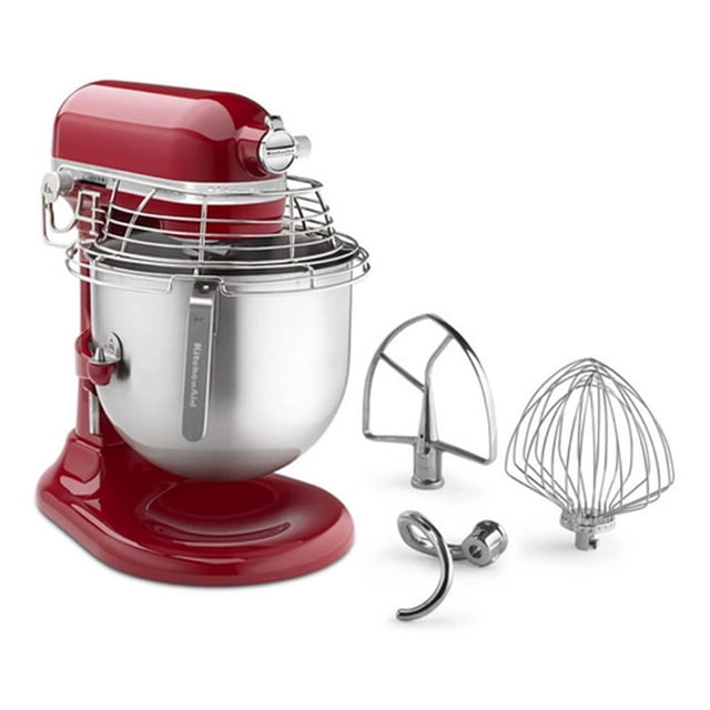 Batidora Kitchenaid Comercial 1.3 Hp 10 Velocidades 7.6 L Rojo