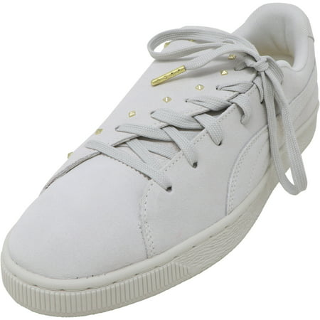 Puma Women's Suede Crush Studs Marshmallow / Ankle-High Sneaker - 7M