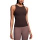 thumbnail image 1 of Top CRZ YOGA Butterluxe con Espalda Racer y Sostén Acolchado Marrón XS, 1 of 6