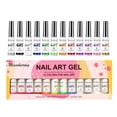 thumbnail image 1 of yeacher 12-Color 3D Nail Art Line Gel Set for Creative DIY Designs, Safe & Non-Toxic, 8ml Each, Perfect for Beginners & Professionals, 1 of 6