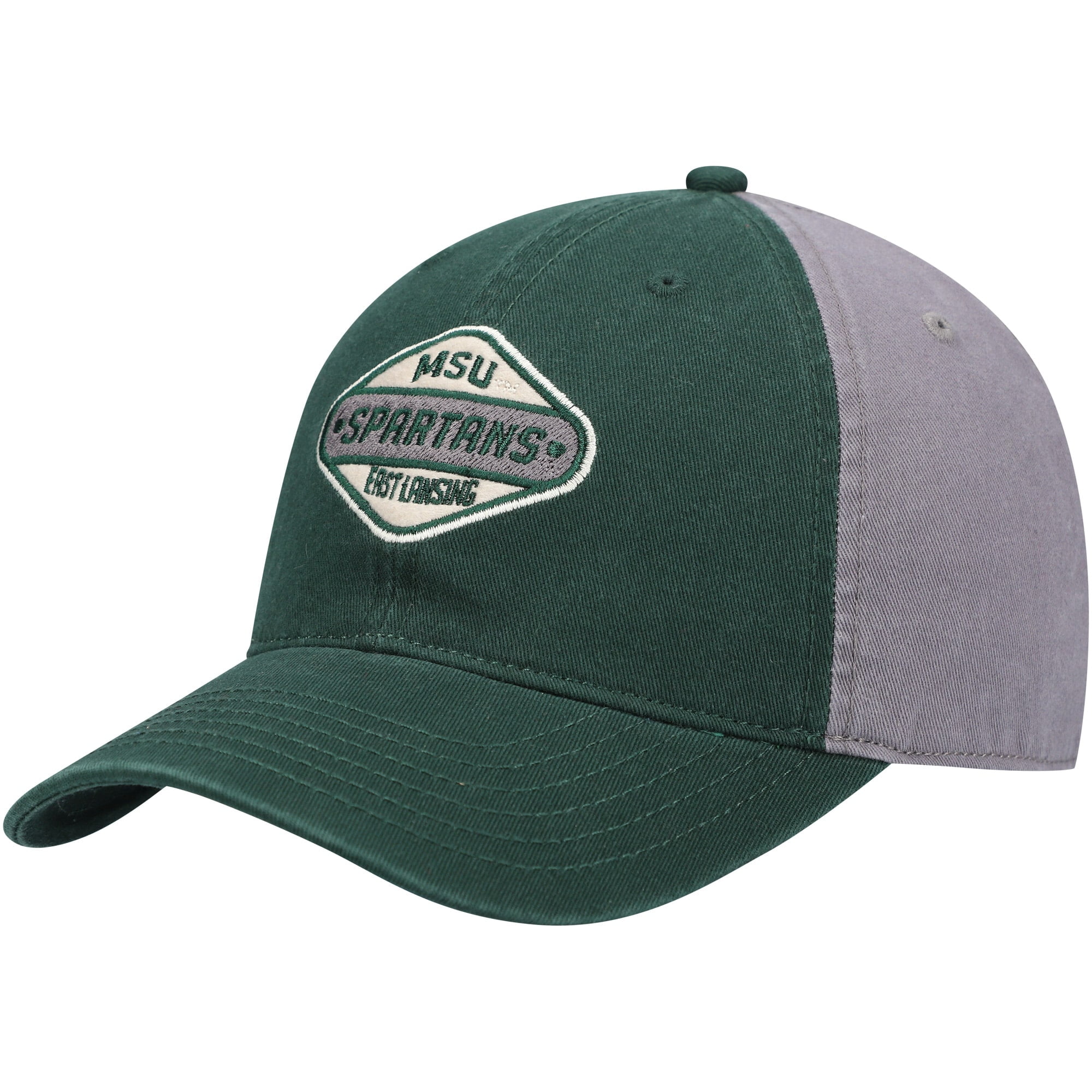 Men's Top of the World Green/Gray Michigan State Spartans Market Adjustable  Hat- - OSFA - Walmart.com