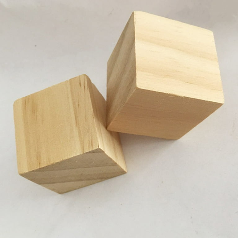 3cm/4cm/5cm Wood DIY Crafts Wooden Cube Unleash Your Creativity with Our  Handcrafted Square Blocks - AliExpress