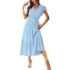 thumbnail image 1 of Vestido PRETTYGARDEN de Verano Cruzado con Cuello en V y Volantes XL, 1 of 7
