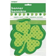 645ft Paper Cutout Saint Patrick's Day Shamrock Garland