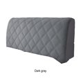 thumbnail image 4 of Injueey Funda De Cabecera Suave Y Acogedora para Cama Cómoda Y Elegante Cama Elegante De Tela De Fibra Química Decoración del hogar gris oscuro, 4 of 6