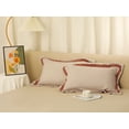thumbnail image 7 of Unique Bargains Polyester Wrinkle Resistant Pillow Shams Set of 2 with Envelope Closure Queen Khaki, 7 of 7