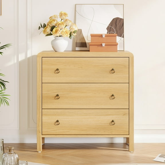 Danolapsi 3/5 Drawer Dresser for Bedroom, Chest of Drawers, Closet Dresser Storage Cabinet Organizer for Bedroom, Living Room, Hallway & Office