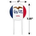 thumbnail image 2 of Acrylic Iowa State Flag Cake Topper Party Decoration for Wedding Anniversary Birthday Graduation, 2 of 6