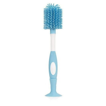 UPC: 0072239308318 | Dr. Brown s Soft Touch No Scratch Baby Bottle Cleaning Brush Nipple Cleaner and Suction Cup Base BPA Free Blue