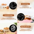 thumbnail image 6 of Ghojet Egg Cracker Easy to Use Egg Opener Tool Stainless Steel Egg Cracker Separator Handheld Egg Cracking Tool Egg Separator Portable Egg Opener with Ergonomic Handle for Kitchen Cooking Baking, 6 of 9