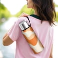 thumbnail image 6 of 20 Oz Orange Modern Art Geometric Coffee Tumbler Double Wall Insulated Stainless Steel Water Bottle | Metal Reusable Thermoses Flask with Cup Cap | Leak & Sweat Proof with Anti-Dust Lid, 6 of 7