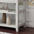 thumbnail image 7 of Triple Tree Console Table Modern Storage Wood Console Table, Antique White, 7 of 7