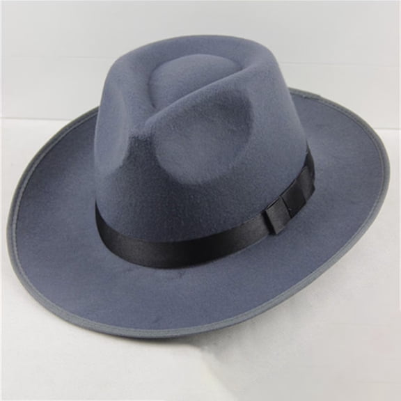 Homeyce Trendy Western Cowboy Hat Men Women Universal Vintage Fedora Style Sunshade Outdoor Activity Cowboy Hat,D