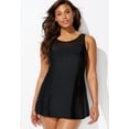 thumbnail image 5 of Swimsuits for All Women's Mesh High Neck Swimdress, 5 of 5