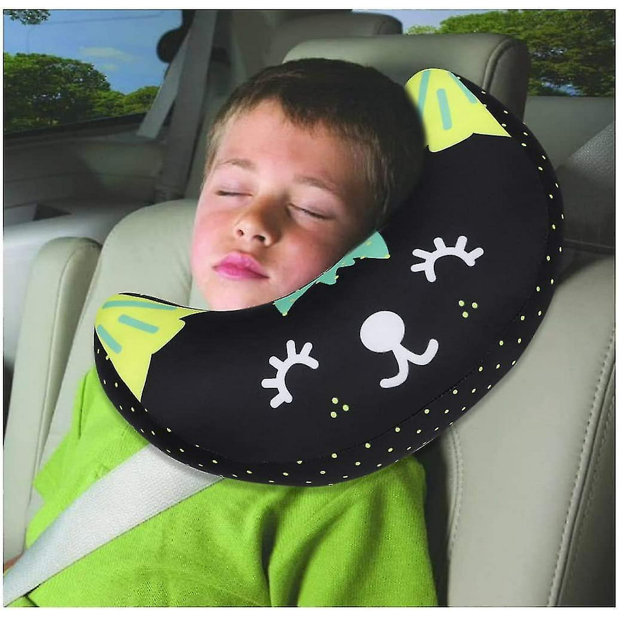 Child Seat Belt Cushion Car Safety Pillow Headrest Car Baby Neck Pillow Airplane Protection Car Seat Cover Cushion Shoulder Neck Cushion Travel Neck P Walmart