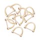 thumbnail image 1 of 10 piezas Hebillas D Anillos en D BLESIY dorado, 1 of 7