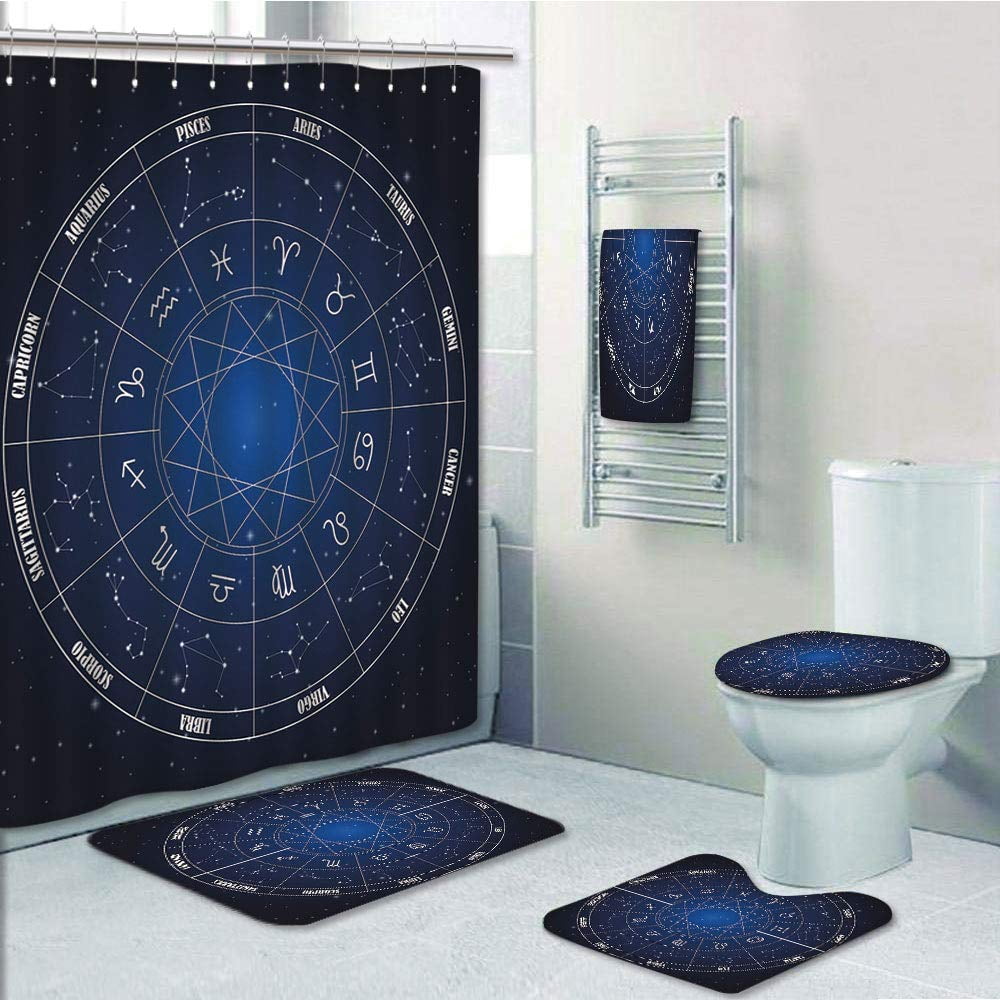 PRTAU Astrology Zodiac Horoscope Chart in Wheel Shape with Dates in