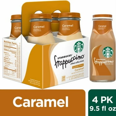 Starbucks Frappuccino Caramel Iced Coffee Multipack Bottles 4 pk / 9.5 fl oz - Pack of 2
