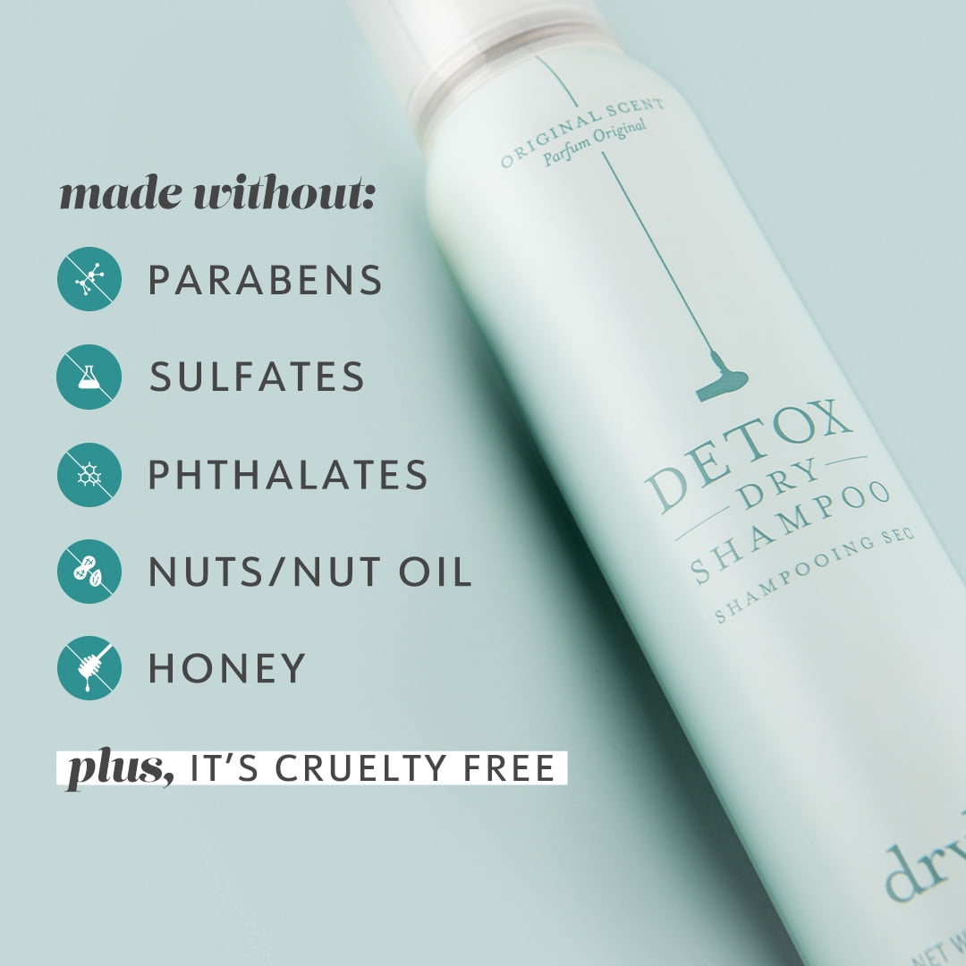 Drybar Detox Dry Shampoo Powder Hair Care, Original Scent, 7.6 oz