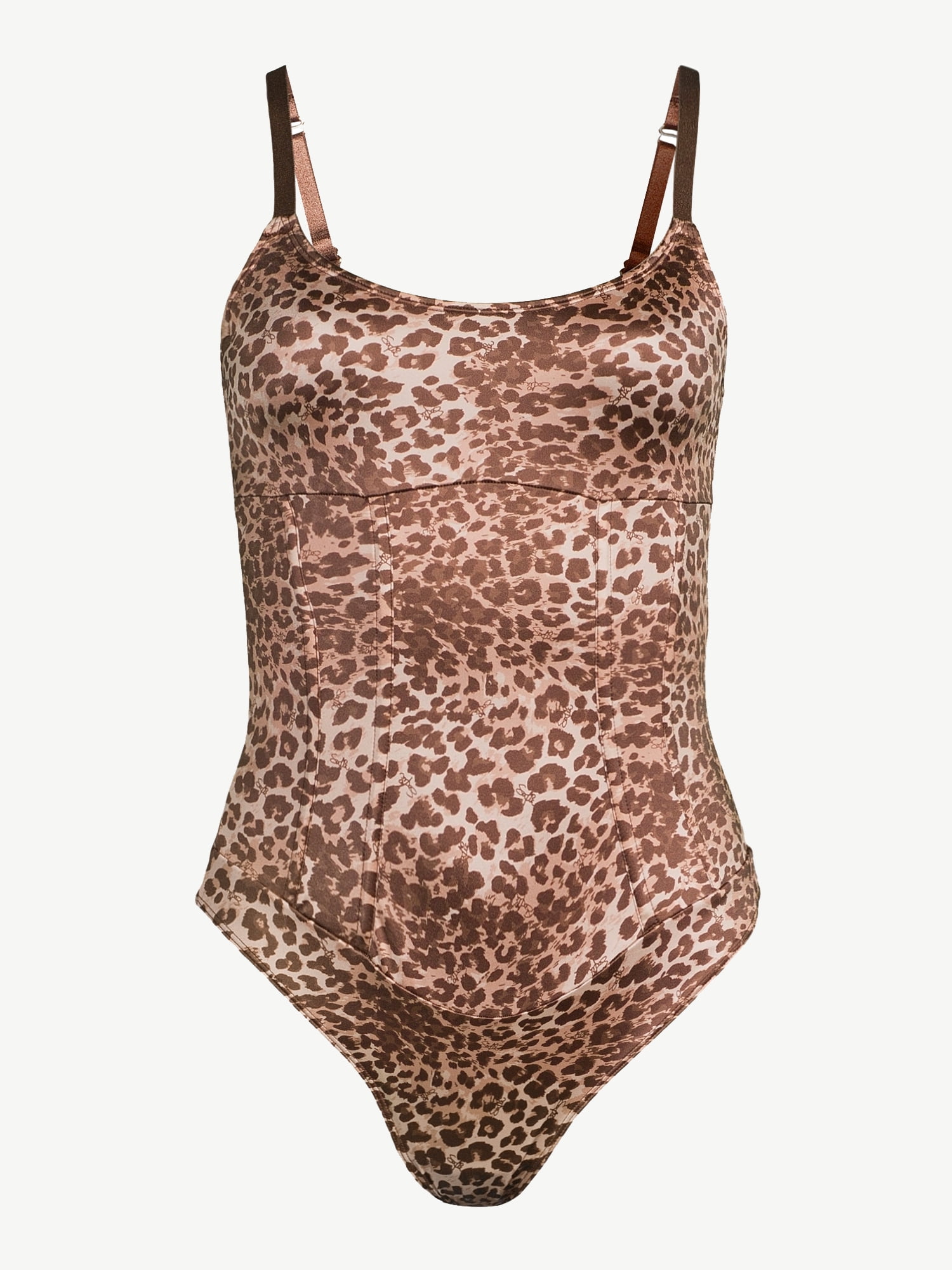 Sofia Intimates by Sofia Vergara Women's Satin Sculpting Corset Bodysuit