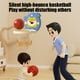 thumbnail image 5 of Canasta de baloncesto plegable para interiores | Puntuación con sensor infrarrojo y voz | Altura ajustable para niños | Incluye pelota silenciosa de alto rebote y bomba, 5 of 6