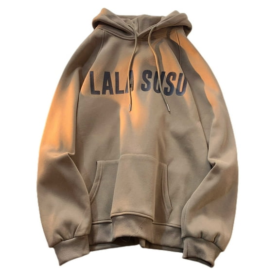 Men's Pullover Hoodie Casual Hooded Sweatshirt with Pocket Oversized Long Sleeve