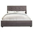 thumbnail image 3 of Pemberly Row Contemporary Fabric Full Upholstery Bed in Dark Gray, 3 of 5