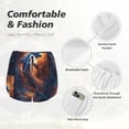 thumbnail image 4 of Rateoe Cool Dolphin Printed 2 in 1 Women's Workout Shorts for Athletic Gym Running Shorts with Phone Pockets-XX-Large, 4 of 7