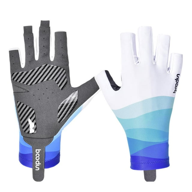 Cycling Half Finger Pad Gloves Sports Golfing For Fishing