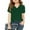 Green, variant on Lopecy-Sta 2025 Fashion Shirts for Kids Short Sleeve V Neck T-Shirt for 3-14 Years Girls Summer Casual Tee