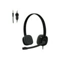 thumbnail image 2 of Logitech H151 Binaural Over-the-Head Stereo Headset, Black, 2 of 8