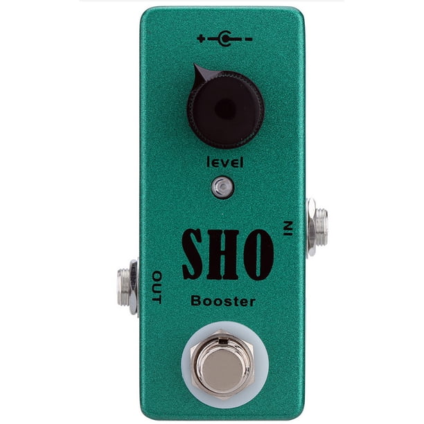 Mini pedal de efectos de guitarra Crazy Tone Distortion, con bypass real, accesorios para guitarra