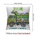 thumbnail image 4 of Just a Kid Who Loves Funny Garbage Truck Boys Throw Pillow, Multicolor, 4 of 7