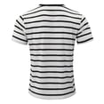 thumbnail image 4 of HBFAGFB T-Shirts pour Hommes Mode Décontractée Manches Courtes Col Rond Blouse Légère Sortie Noir Taille TG, 4 of 6