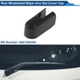 thumbnail image 2 of Tapa de tuerca del brazo del limpiaparabrisas trasero para Hyundai i10 2008-2013 Tapa del brazo del limpiaparabrisas No. 988120X000 Plástico PBT Negro 1 Pc, 2 of 7