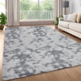 thumbnail image 6 of Memoryfield 10' x 13' Area Rug, Tie-Dye Plush Non-Skid Rug, for Bedroom Living Room Nursery, Light Gray, 6 of 9