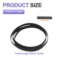 thumbnail image 2 of Uxcell 2 Pcs Turntable Belt, Folded Length 270mm Rubber Belts Replacement Machine Recorder Rubber Belt Record Player Fit for All Kinds of Belt-Driven Turntables, Width 5mm, 2 of 6