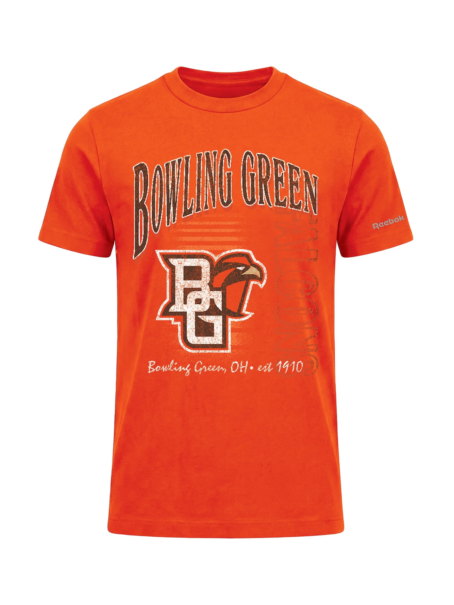 Bowling Green State Falcons Reebok Mens Crew Neck Short Sleeve T-Shirt