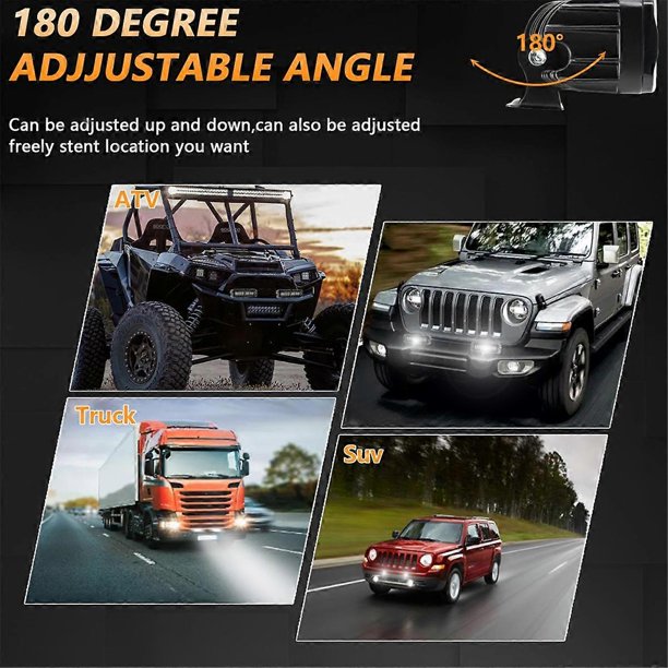 2PCS 6 Inch LED Light Bar, 80W Fog Light Off Road Lights Work Light Bar for Truck SUV ATV Boat Motorcycle ,White Light