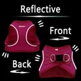 thumbnail image 4 of Dog Harness for Small & Medium Dogs Reflective Step in Puppy Harness Pink, 4 of 9