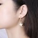 thumbnail image 3 of Pendientes retro de acero de titanio con temperamento largo para mujer con estrella y aguja de plata S925 para mujeres y niñas, regalos para San Valentín, cumpleaños, aniversario, día de la madre, 3 of 3