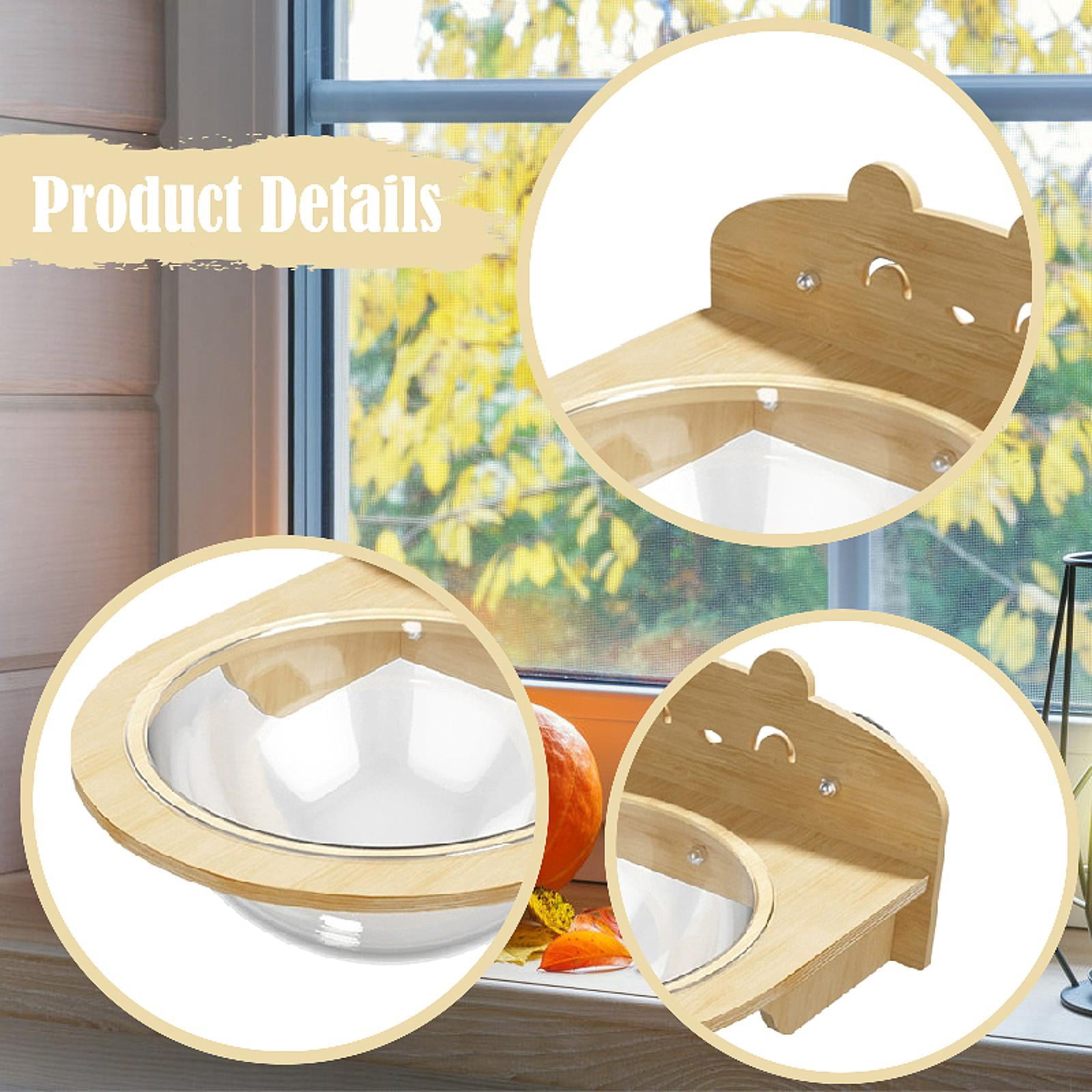 Vaveren Cat Window Perch Cordless with Suction Cups for Playing Overlooking Sleeping