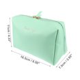 thumbnail image 3 of 1 Pc Women Durable Small Makeup Bag for Vacation Camping Business Travel Bathing Green, 3 of 4