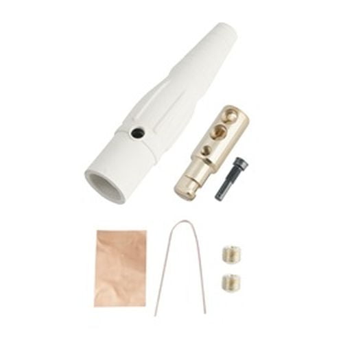 CLS2MB-B CLS Cam Type, Series 16 Inline, Pin,400A, 6 - #2 AWG, M - White (B)