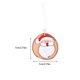 thumbnail image 4 of Kearding Bolas de Navidad Exquisita Campana pequeña Regalo de vacaciones Adornos de Navidad Colgante delicado Superficie recubierta Fiesta Kits de decoración para fiestas Los ancianos Kearding HA069475-02, 4 of 6